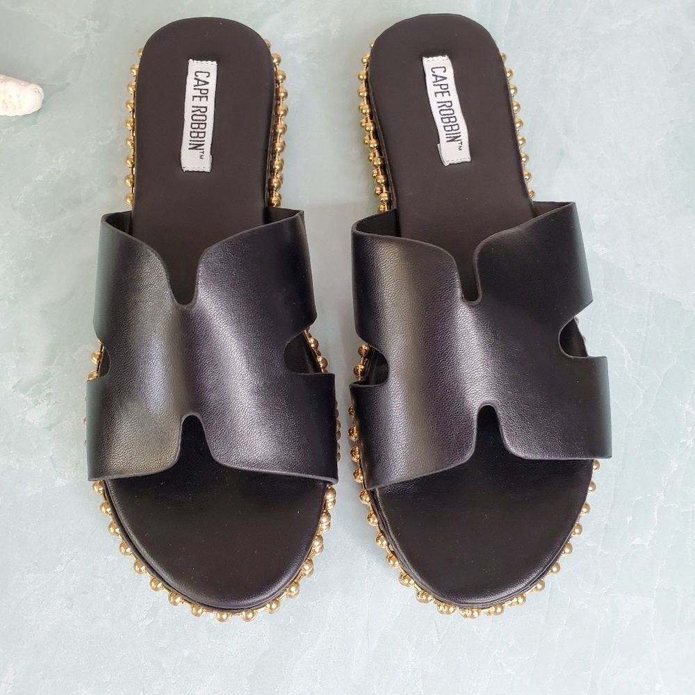 NEW Cape Robin Black Sandal - Picture 4 of 7